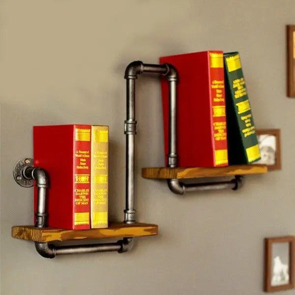 Petite Étagère Murale Style Industriel
