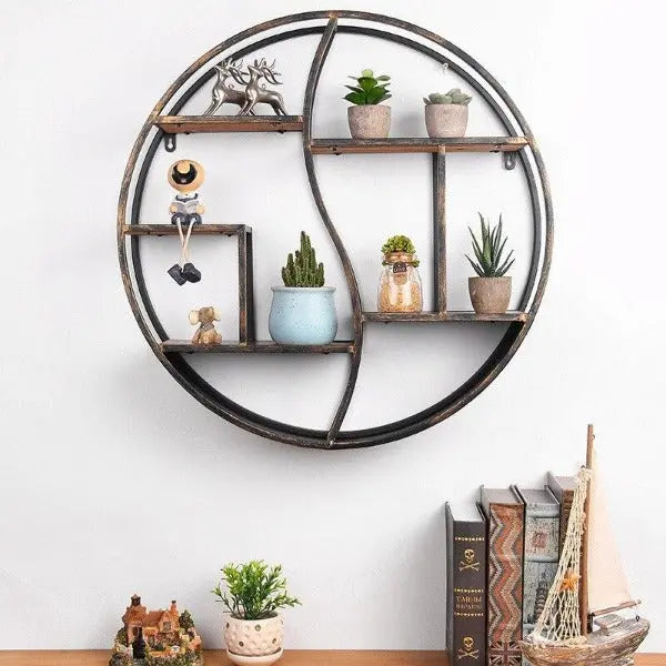 Étagère Murale Industrielle Yin Yang Déco Indus