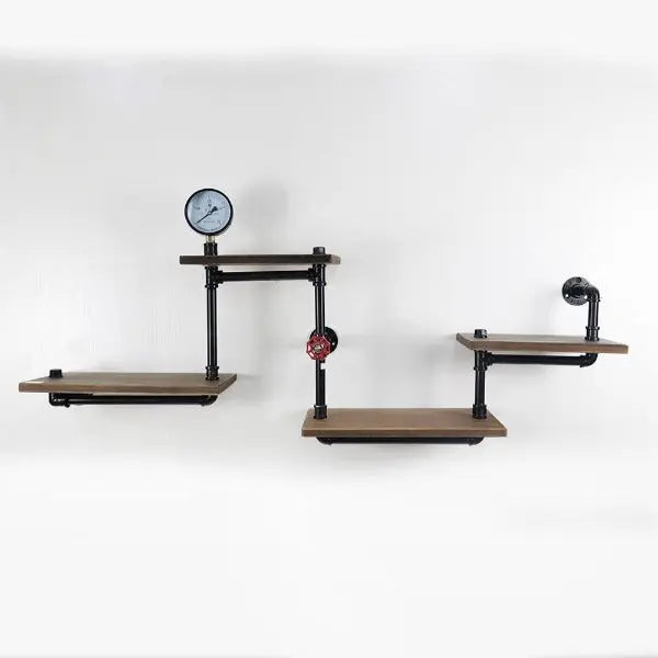 Étagère Murale Industrielle De Salon
