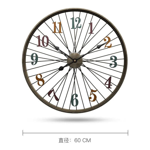 Horloge Industrielle Rayons Déco Indus (vue 3)