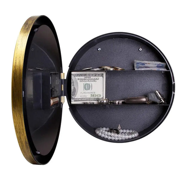 Horloge Industrielle Coffre Secret
