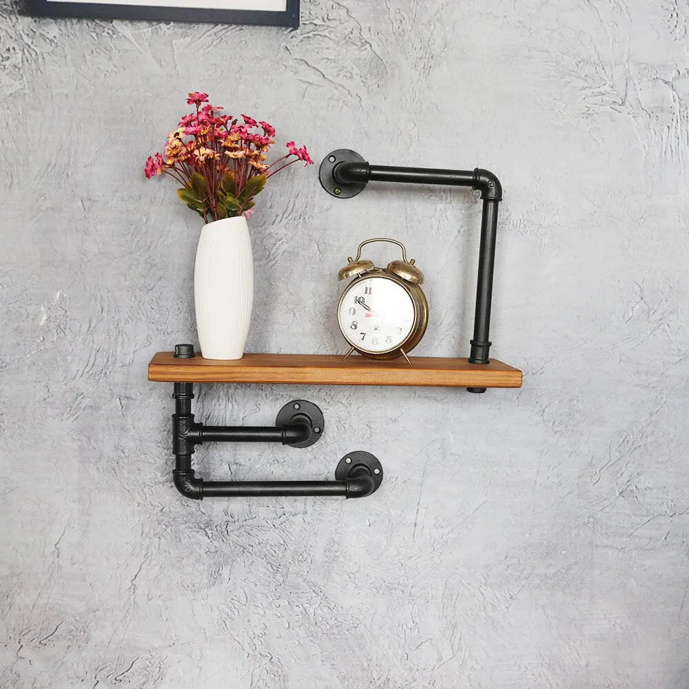 Étagère Murale Industrielle Vintage Déco Indus