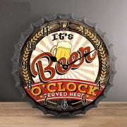 Horloge Industrielle Bière