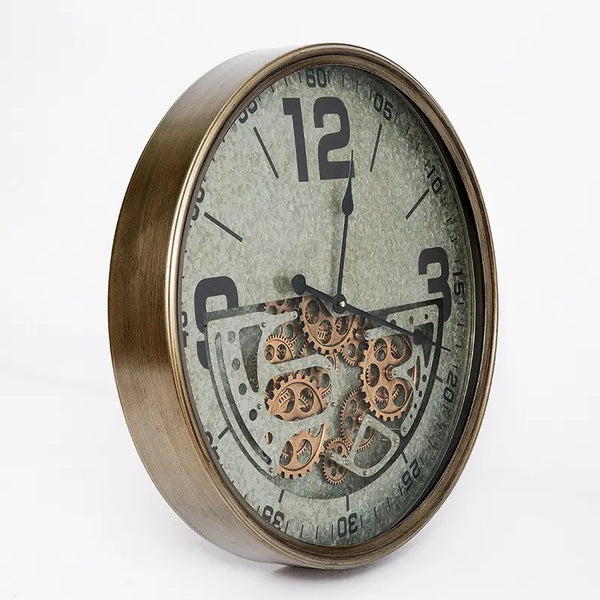 Horloge Industrielle Style Ancien Déco Indus (vue 3)
