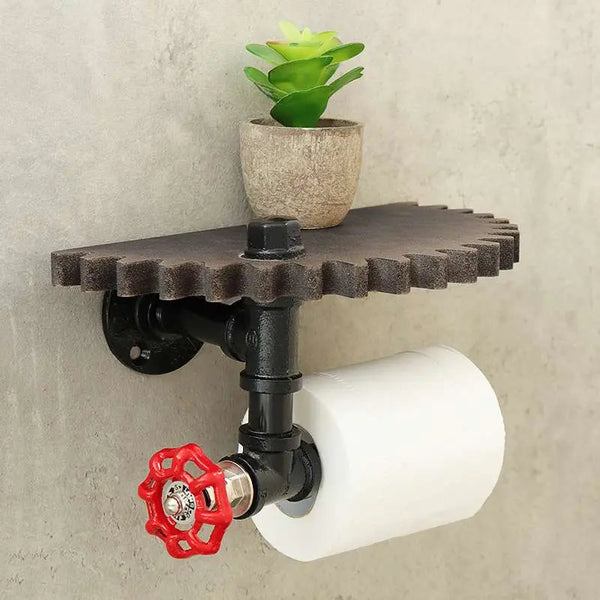 Étagère Murale Industrielle WC Déco Indus (vue 3)