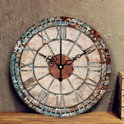 Horloge Industrielle Rouille