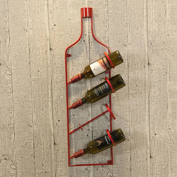 Étagère Murale Industrielle Originale Bouteille Déco Indus (vue 2)