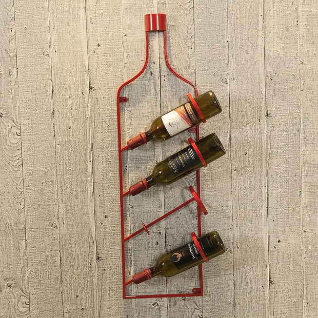 Étagère Murale Industrielle Originale Bouteille