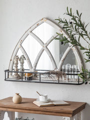 Miroir Industriel Étagère
