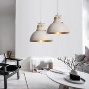Suspension Industrielle Blanche