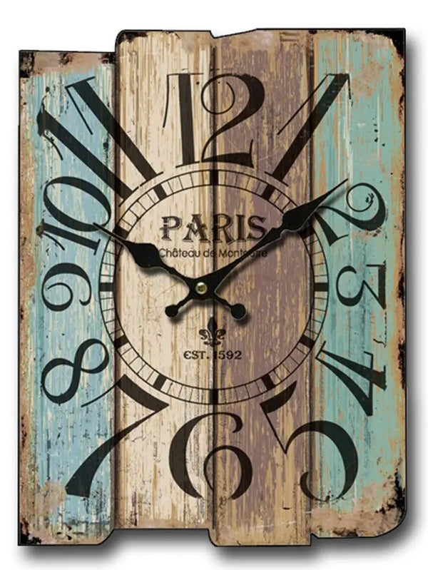 Horloge Industrielle Antiquité Paris Déco Indus (vue 3)