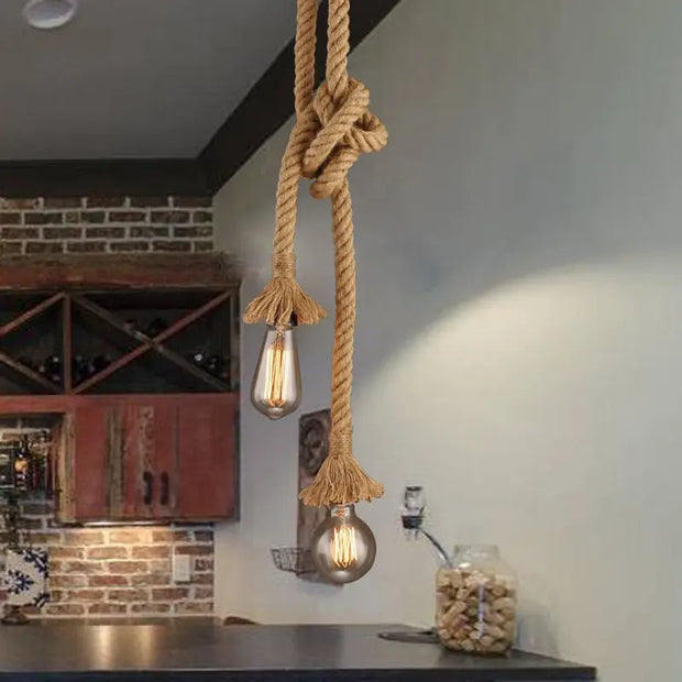 Suspension Industrielle Corde