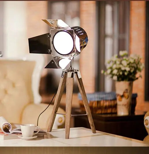 Lampe Industrielle Sur Pied Photographe
