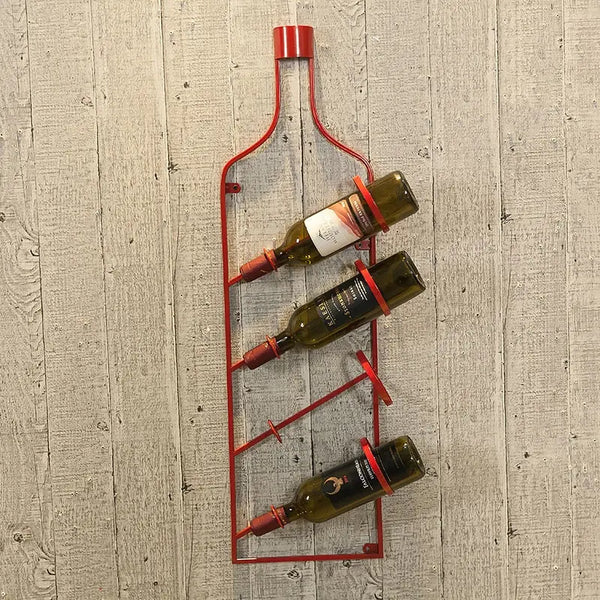 Étagère Murale Industrielle Originale Bouteille Déco Indus (vue 3)
