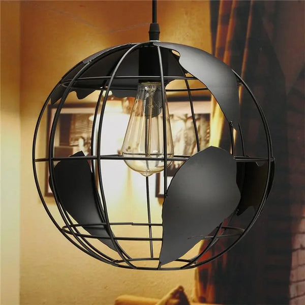 Suspension Industrielle Globe Déco Indus (vue 2)