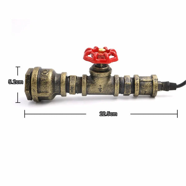Suspension Industrielle Vanne Déco Indus (vue 4)