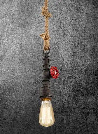 Suspension Industrielle Corde Couleur