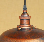 Suspension Industrielle Cuivrée