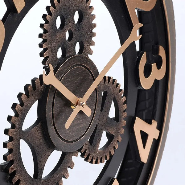 Horloge Industrielle Mécanique Déco Indus (vue 3)