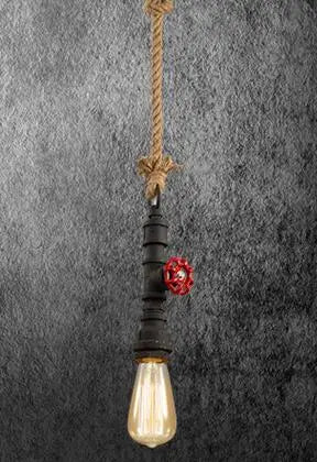 Suspension Industrielle Corde Couleur