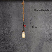 Suspension Industrielle Corde Couleur