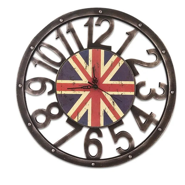Horloge Industrielle Couleur