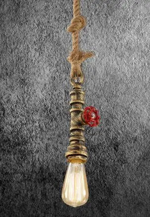 Suspension Industrielle Corde Couleur
