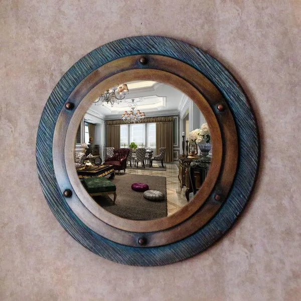Miroir Industriel Méditerranéen Déco Indus (vue 2)