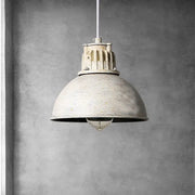 Suspension Industrielle Blanche