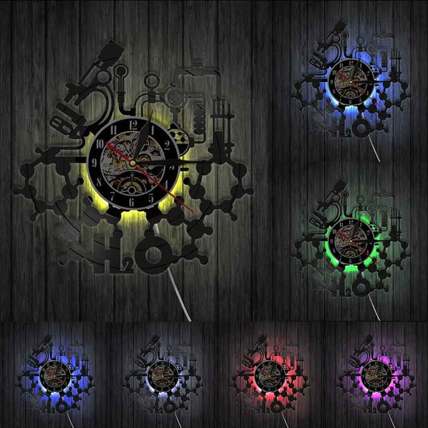 Horloge Industrielle Scientifique Déco Indus (vue 3)