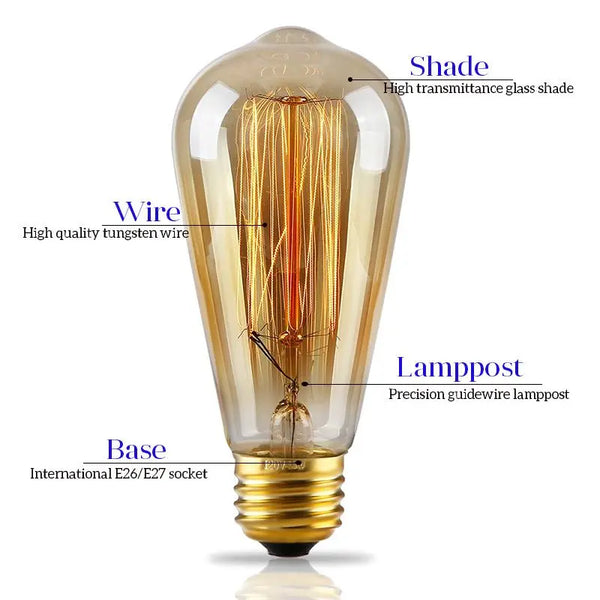 Ampoule Rétro Edison Déco Indus (vue 6)