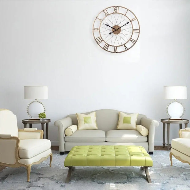 Horloge Industrielle Etoile
