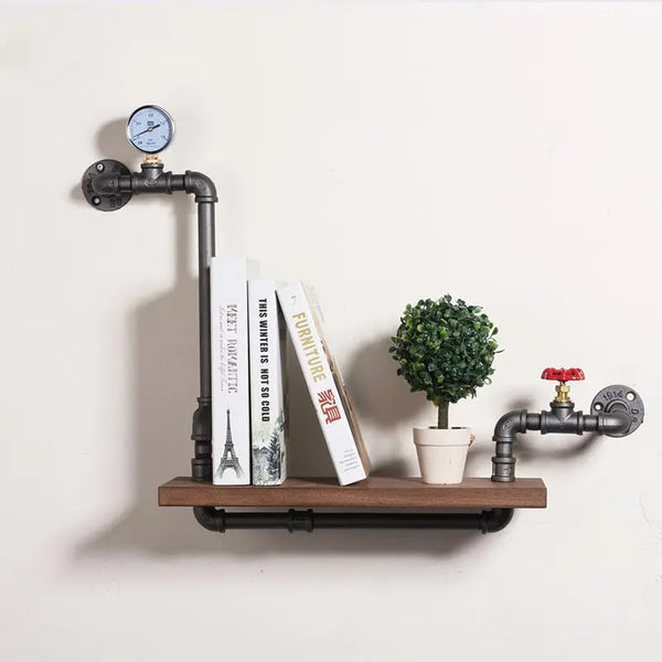 Étagère Industrielle Bois Et Acier Déco Indus (vue 2)