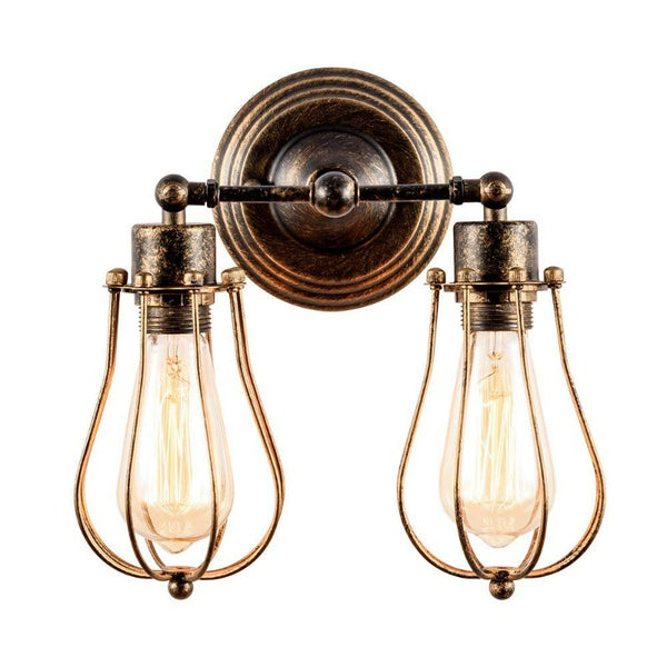 Applique Murale Industrielle Vintage 29,5 cm Déco Indus (vue 3)