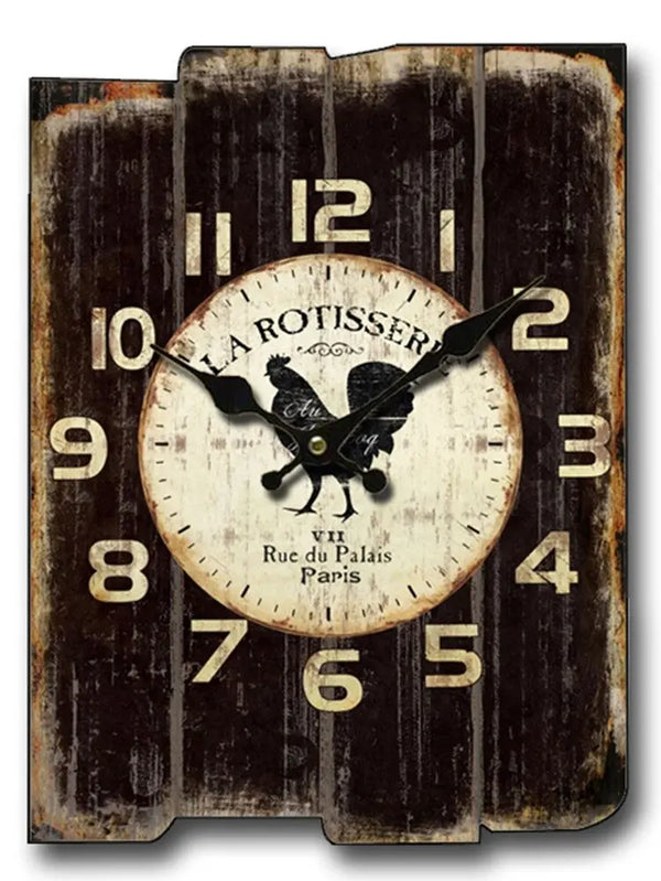 Horloge Industrielle Antiquité Paris Déco Indus (vue 5)