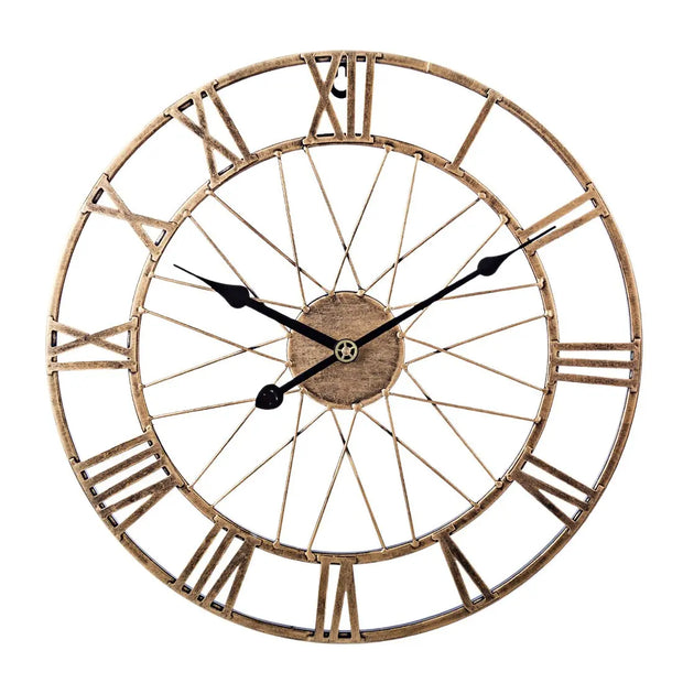 Horloge Industrielle Etoile
