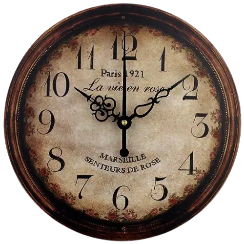 Horloge Industrielle Parisienne Déco Indus (vue 2)