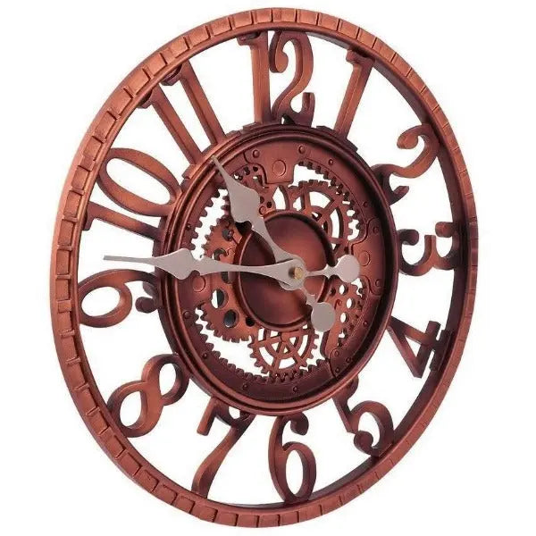 Horloge Murale Industrielle Steampunk Déco Indus