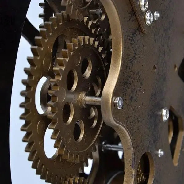 Horloge Industrielle À Engrenages Déco Indus