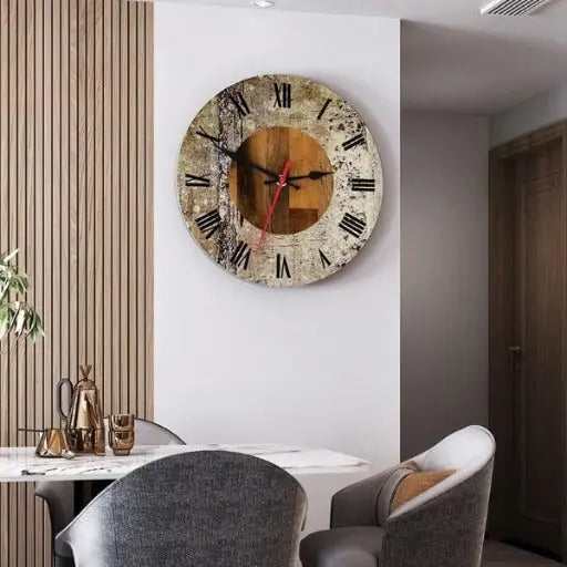 Horloge Industrielle De Maison Déco Indus (vue 1)