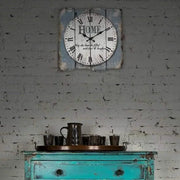 Horloge Industrielle Carrée