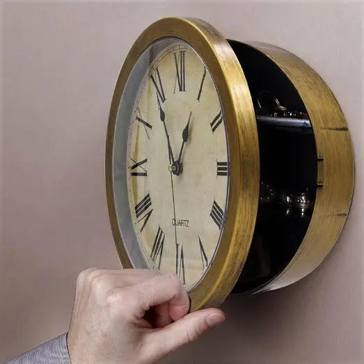 Horloge Industrielle Coffre Déco Indus (vue 2)