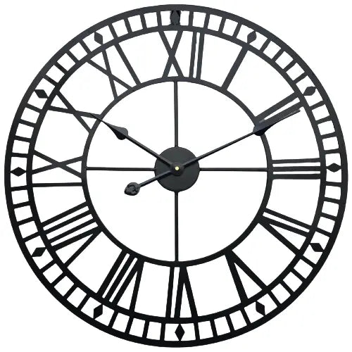 Horloge Industrielle Diamètre 60cm Déco Indus