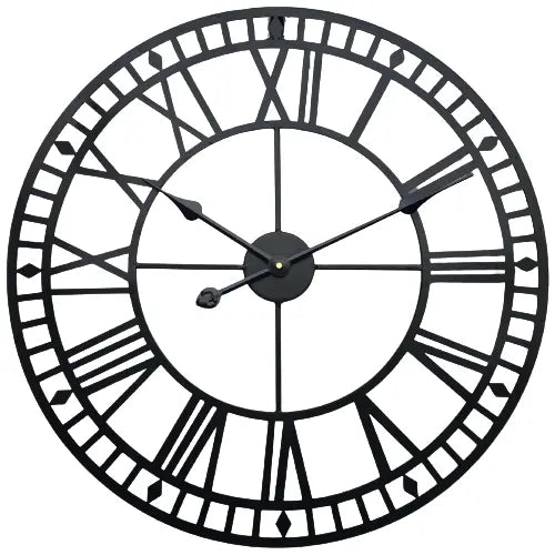 Horloge Industrielle Diamètre 60cm Déco Indus (vue 2)