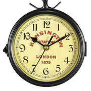 Horloge Industrielle Double Face