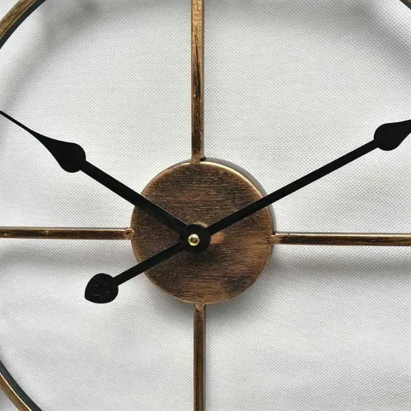 Horloge Industrielle En Cuivre Déco Indus