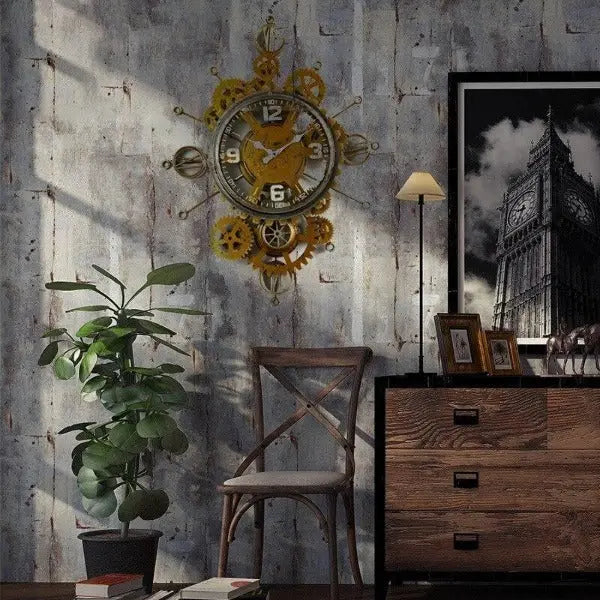 Horloge Industrielle En Fer