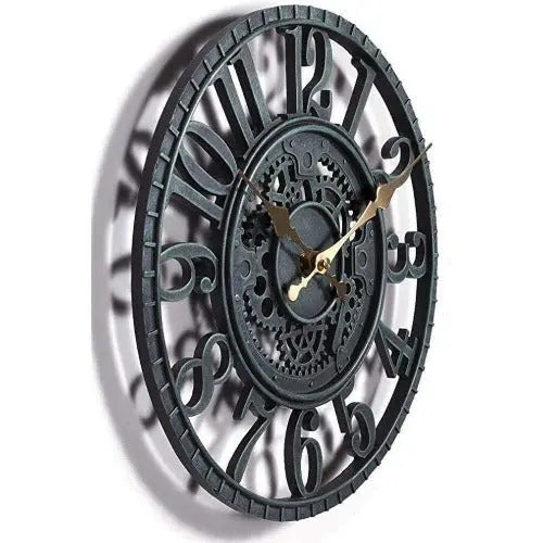 Horloge Industrielle En Métal Déco Indus (vue 1)