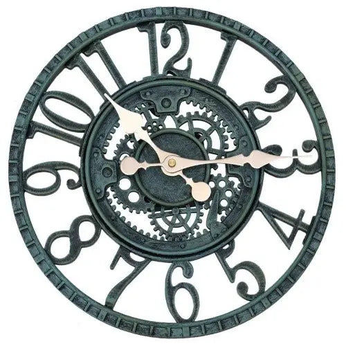 Horloge Industrielle En Métal Déco Indus (vue 2)
