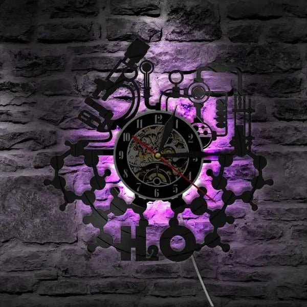 Horloge Industrielle En Vinyle